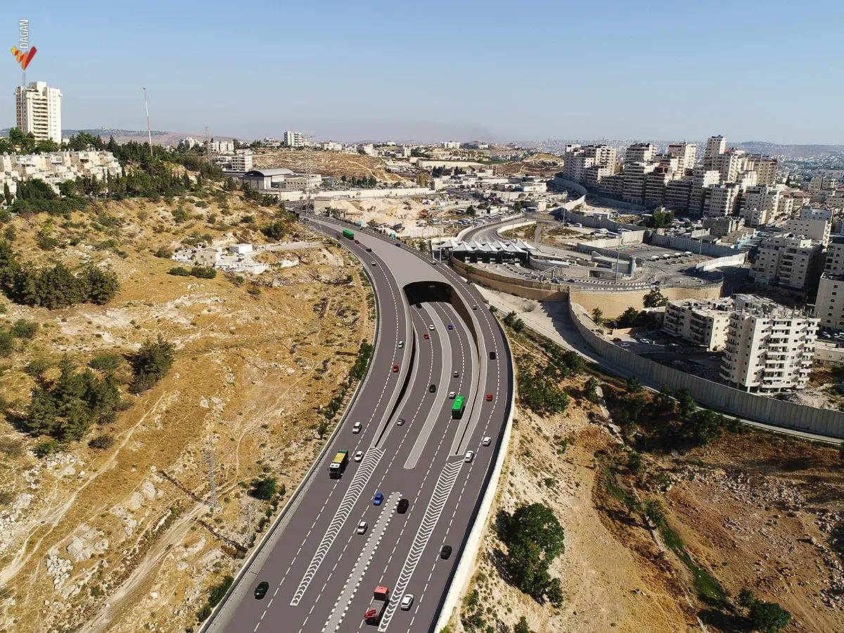 פרויקט הפרדה מפלסית בצומת הגבעה הצרפתית - תיעוד ותמונות, תמונה 7 מתוך 8