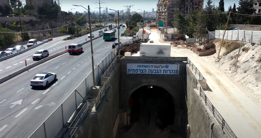 פרויקט הפרדה מפלסית בצומת הגבעה הצרפתית - תיעוד ותמונות