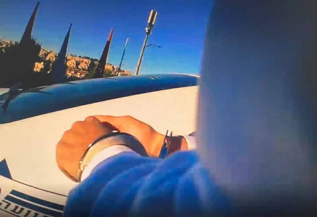 עוזי נרקיס - נעצר נהג בחשד לנהיגה ללא רישיון נהיגה כחוק ובמהירות מופרזת