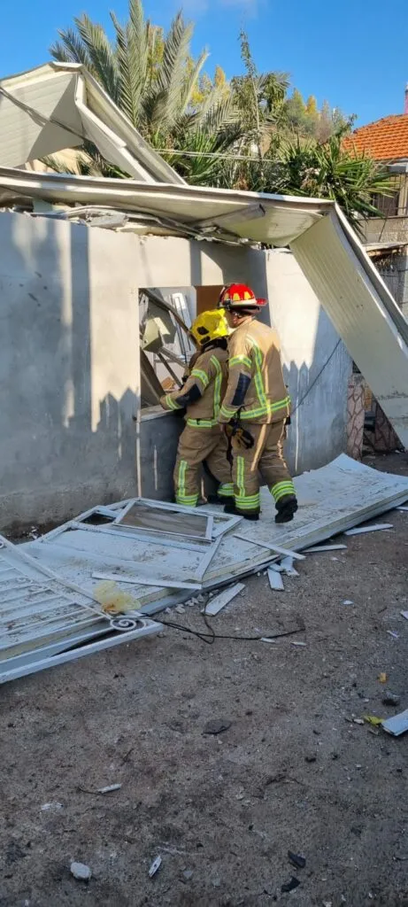 בית חנינא: ארבעה נפגעים כתוצאה מפיצוץ ושריפה