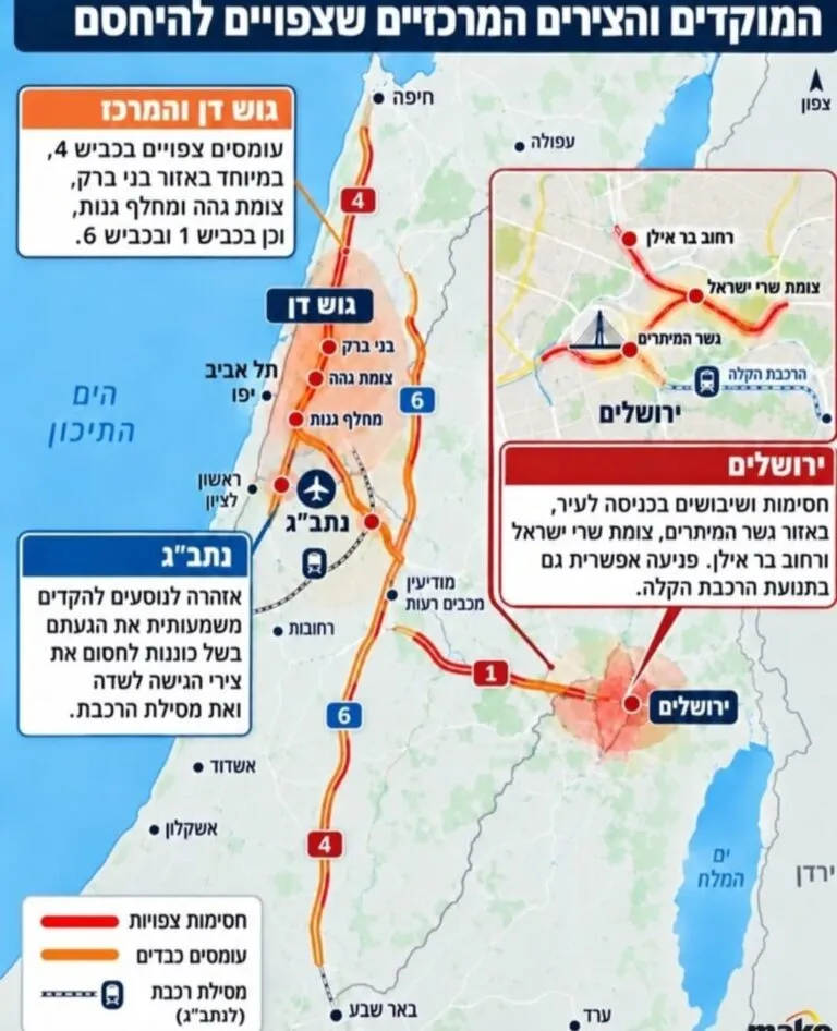 חסימות בכניסה לירושלים החל מהשעה 16:00: הפלג הירושלמי מפגין