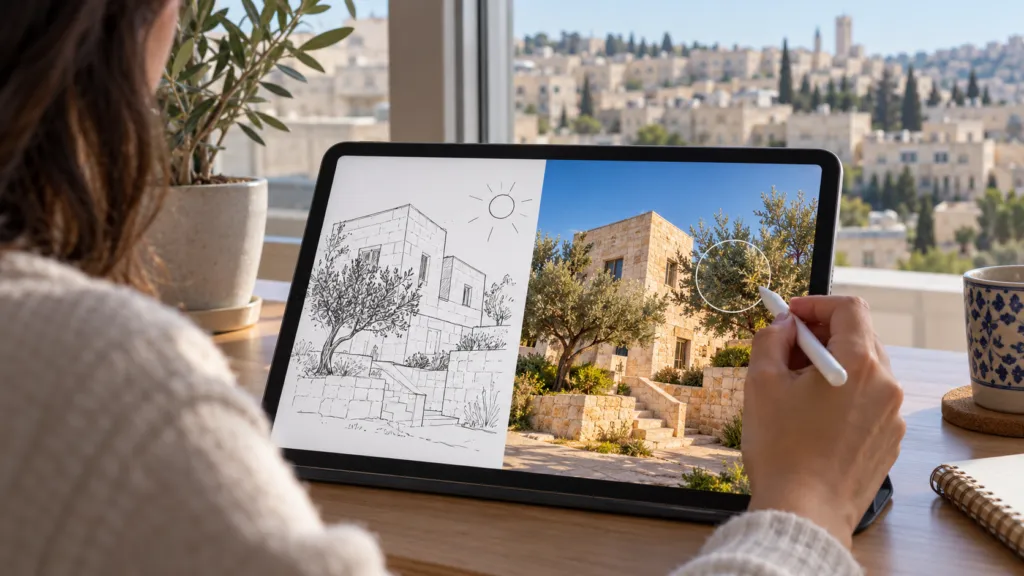מציירים רעיון גס והופכים אותו לתמונה