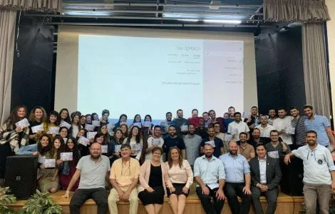 כפר הסטודנטים אורות אלירז בטקס חלוקת מלגות בנוכחות כלת פרס ישראל מרים פרץ