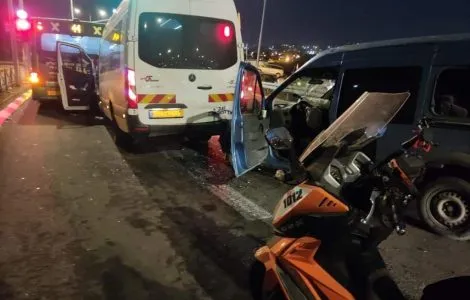 תאונת שרשרת בסיירת דוכיפת