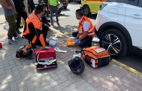 ילד בן 3 נפצע קשה כתוצאה מתאונת דרכים ברחוב משה רחמילביץ׳ בשכונת פסגת זאב