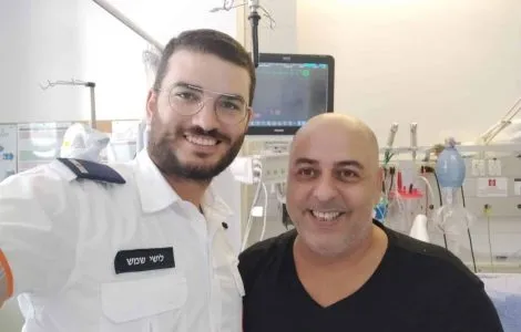יוחנן מבורך ופראמדיק מדא לישי שמש - צילום דוברות מדא - יוני 2022