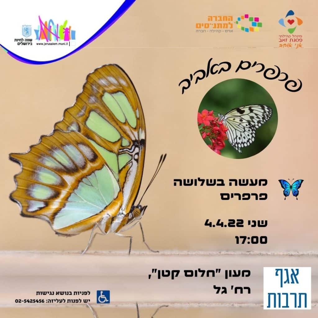 הפלייר של מעשה בשלושה פרפרים